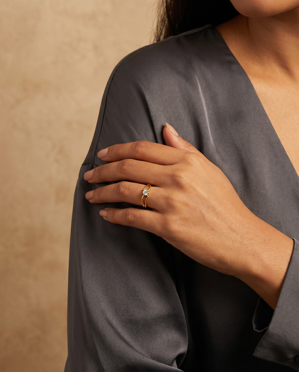 Oval Halo Silver Ring