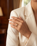 Solitaire Knot Ring