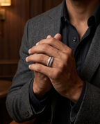 Double Pavé Band Ring