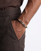 ID Bar Rubber Bracelet
