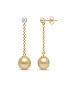 Pearl Chain Drop Earrings