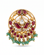 Kundan  Pearl Bead Ring