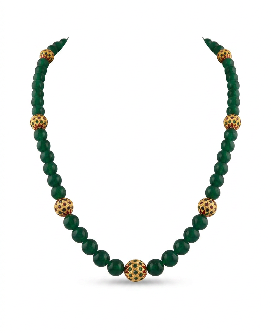 Bead Meenakari Necklace