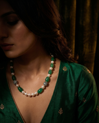 Emerald Tumble South Sea Pearl Necklace