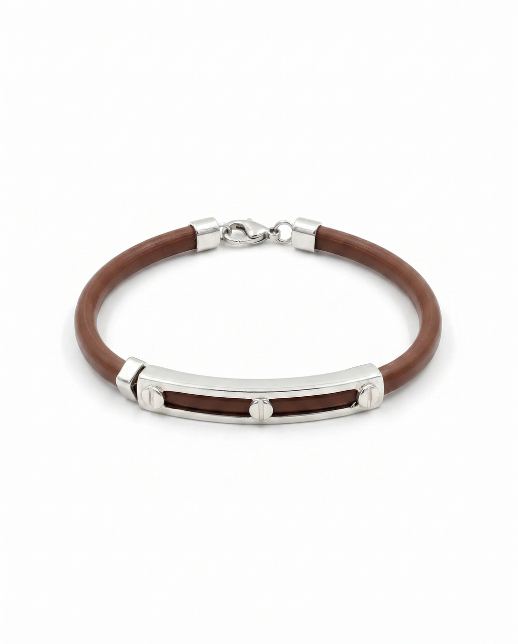 ID Bar Rubber Bracelet