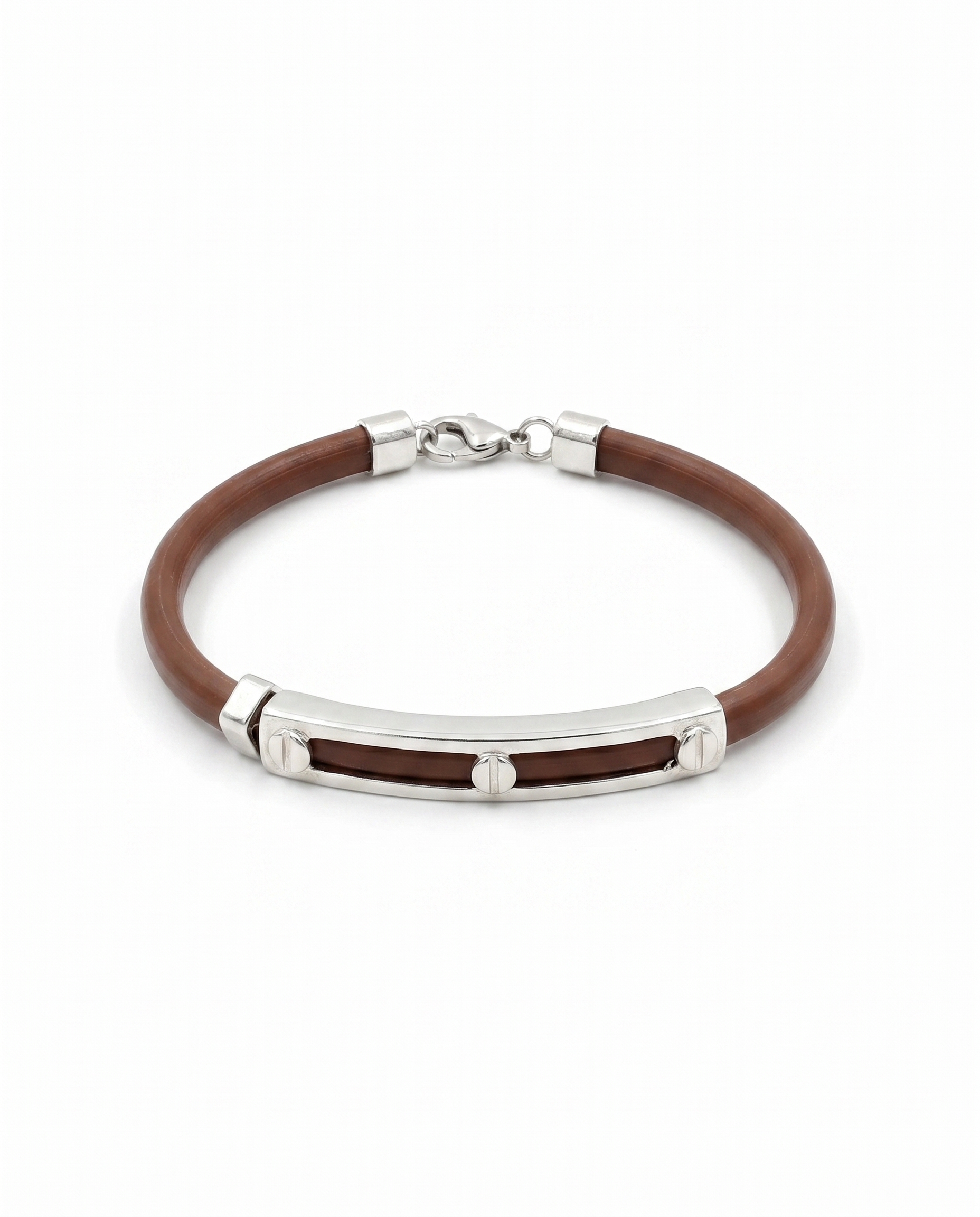 ID Bar Rubber Bracelet