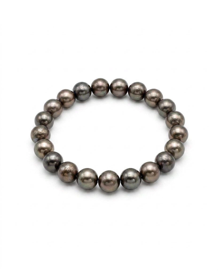 Tahitian Dark Pearl Stretch Bracelet