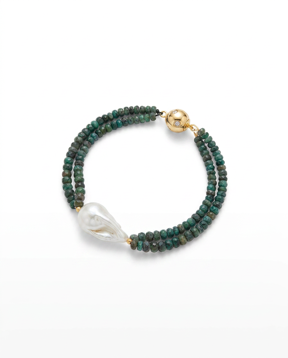 Double Strand Pearl Bracelet