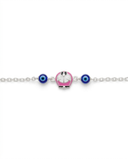 Cartoon Charm Evil Eye Bracelet