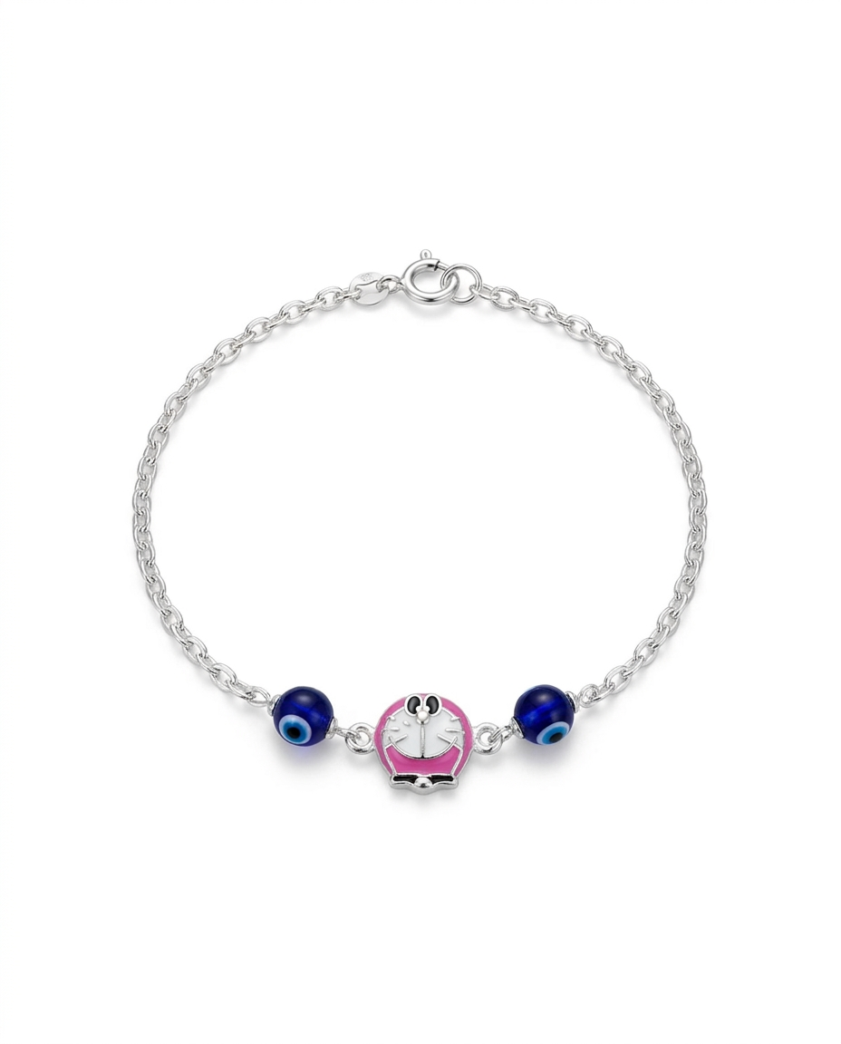 Cartoon Charm Evil Eye Bracelet