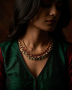 Fringe Drop Collar Necklace