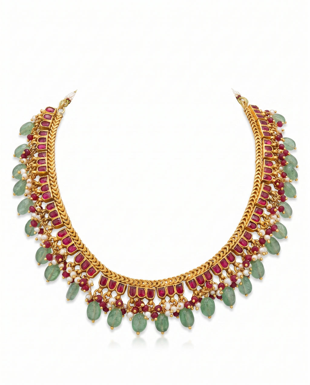 Fringe Drop Collar Necklace