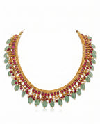 Fringe Drop Collar Necklace