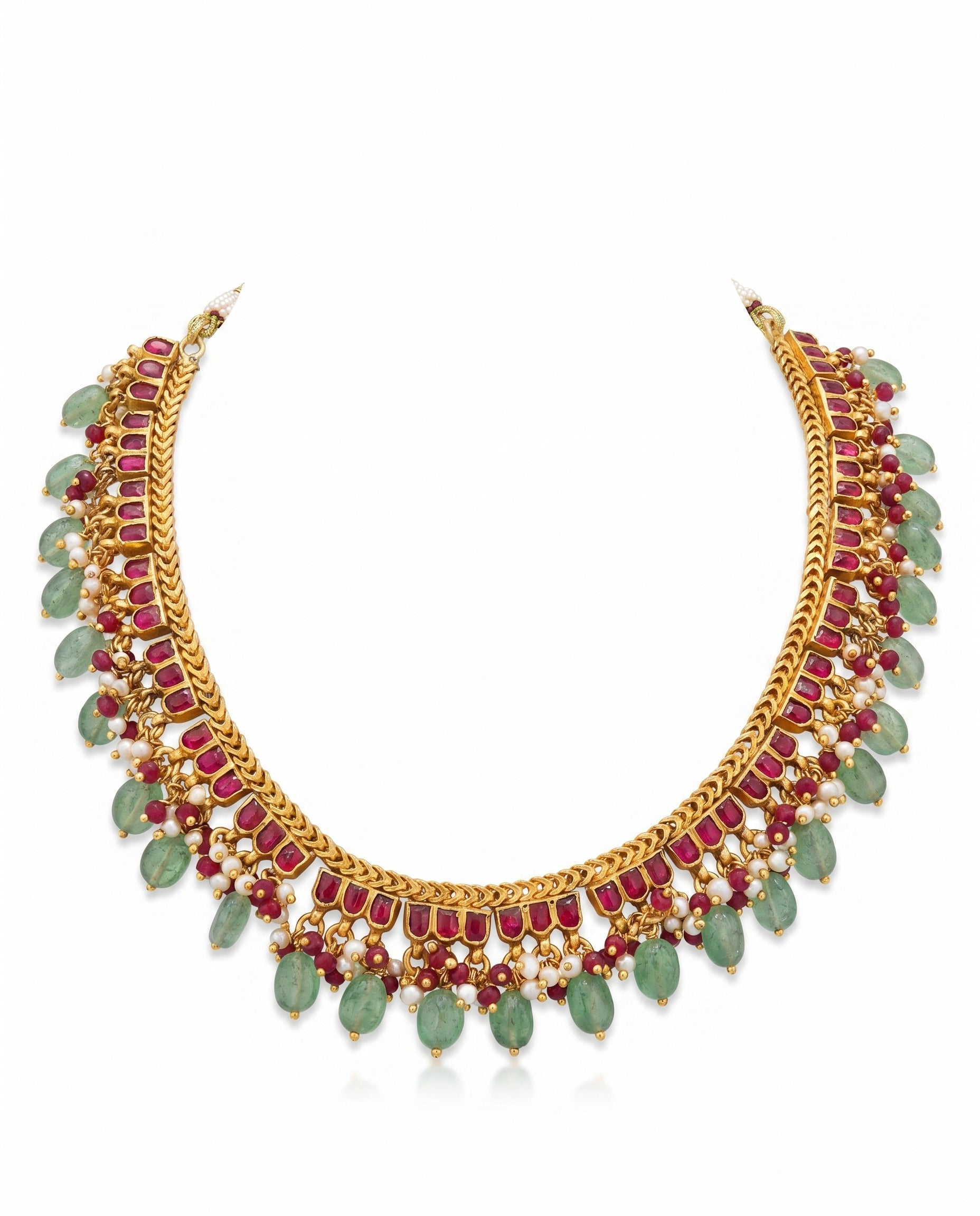 Fringe Drop Collar Necklace