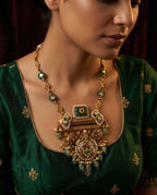 Elephant Temple Statement Necklace