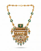 Elephant Temple Statement Necklace