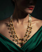 Double Layer Charm Long Necklace