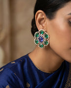 Seed Pearl Cluster Earrings