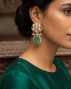 Cluster  Pear Drop Earrings