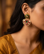 Jadau Seed Pearl Drop Earrings