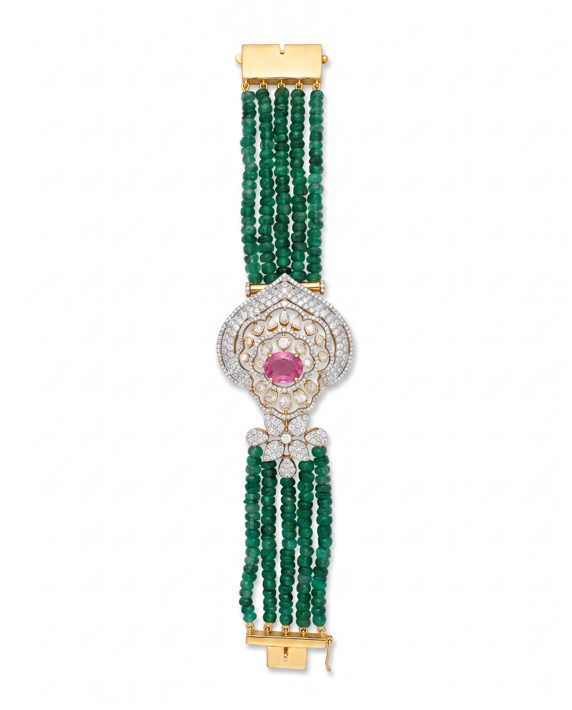 Beaded Medallion Bracelet