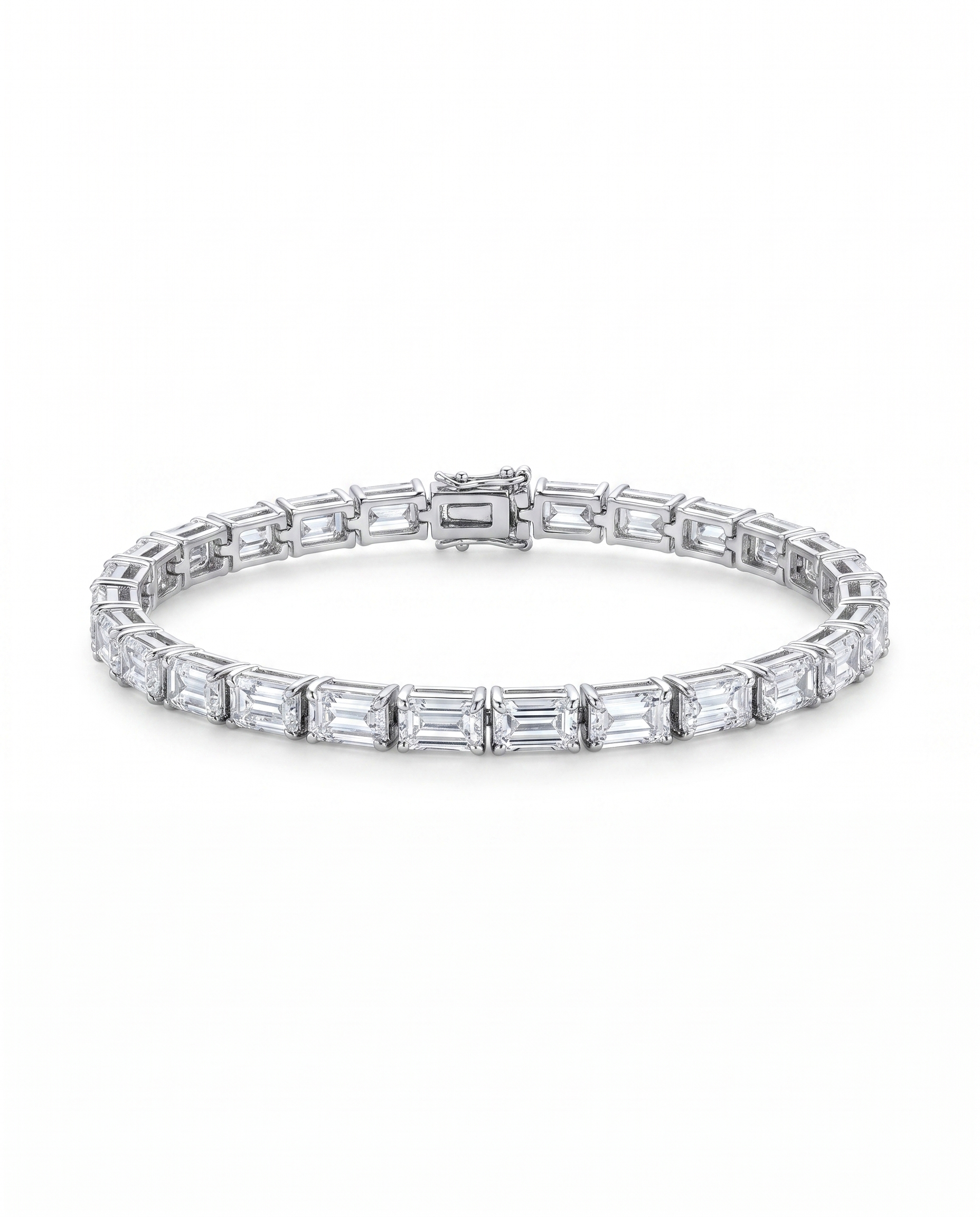 Emerald Cut Tennis Bracelet