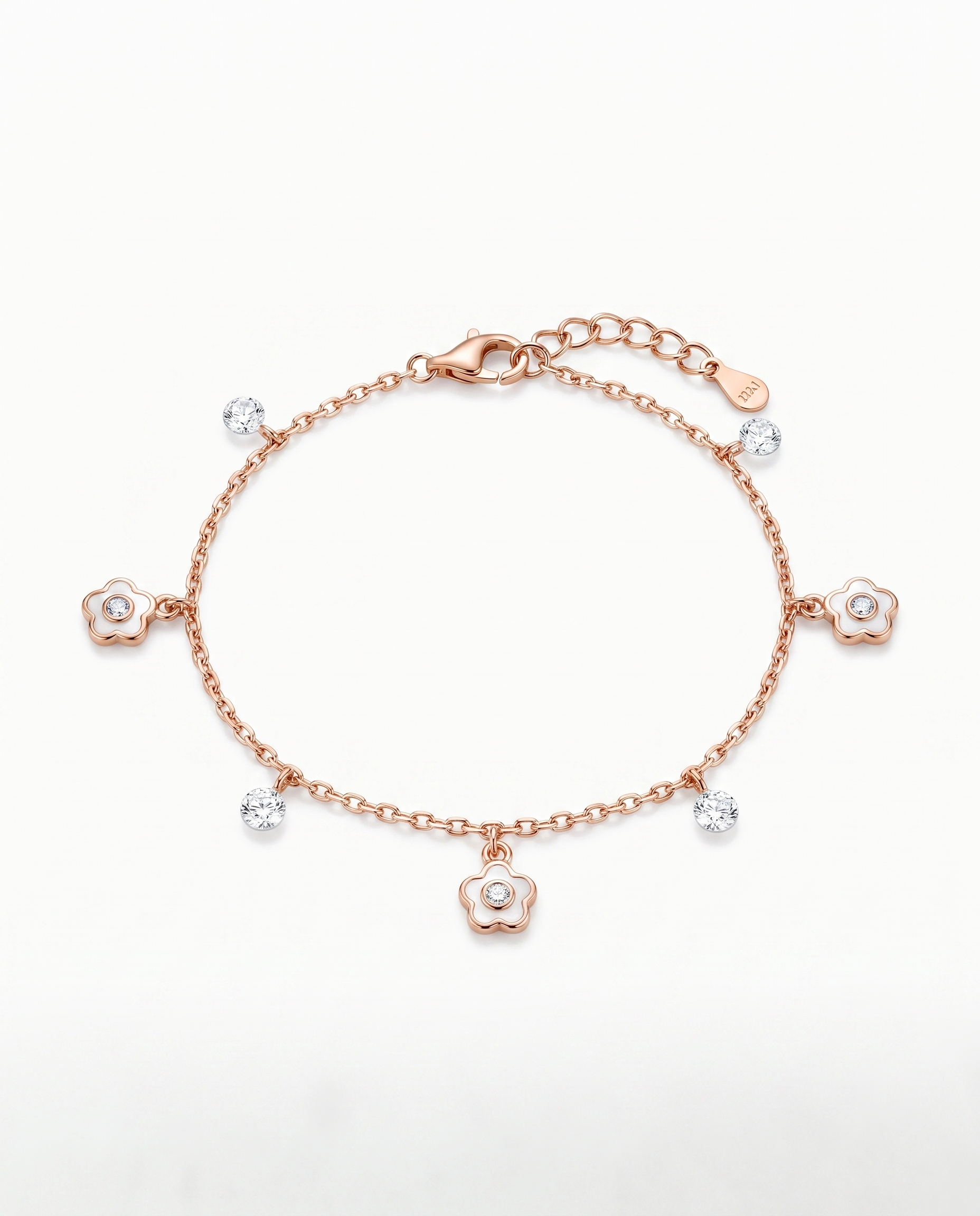 Flower Charm Bracelet