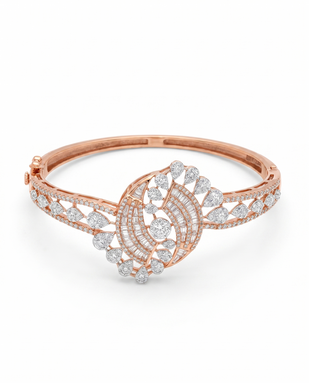 Peacock Swirl Bangle