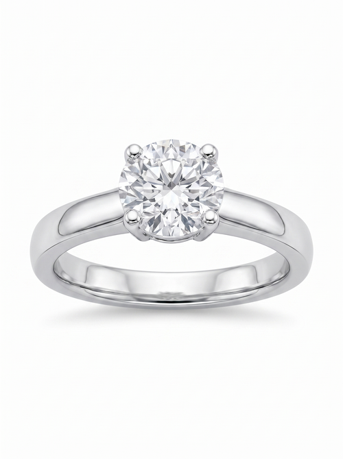 Classic Round Solitaire Ring
