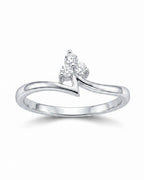 Chevron Trio Cluster Ring