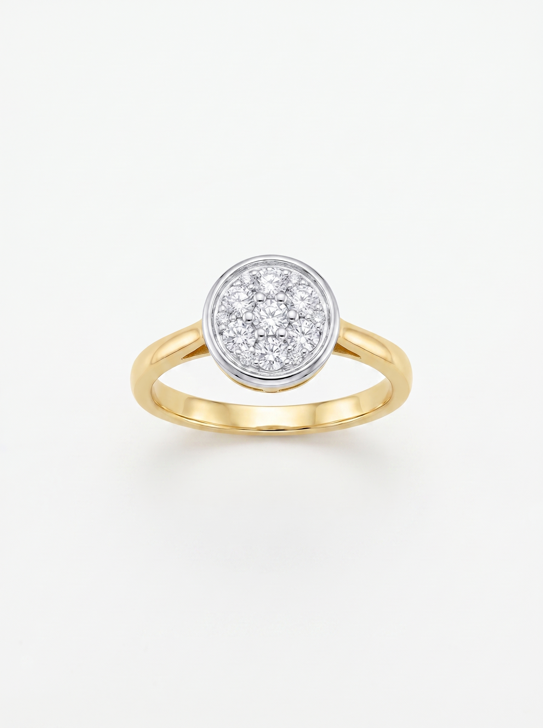 Domed Cluster Disc Ring