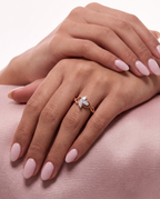 Marquise Petal Twist Ring