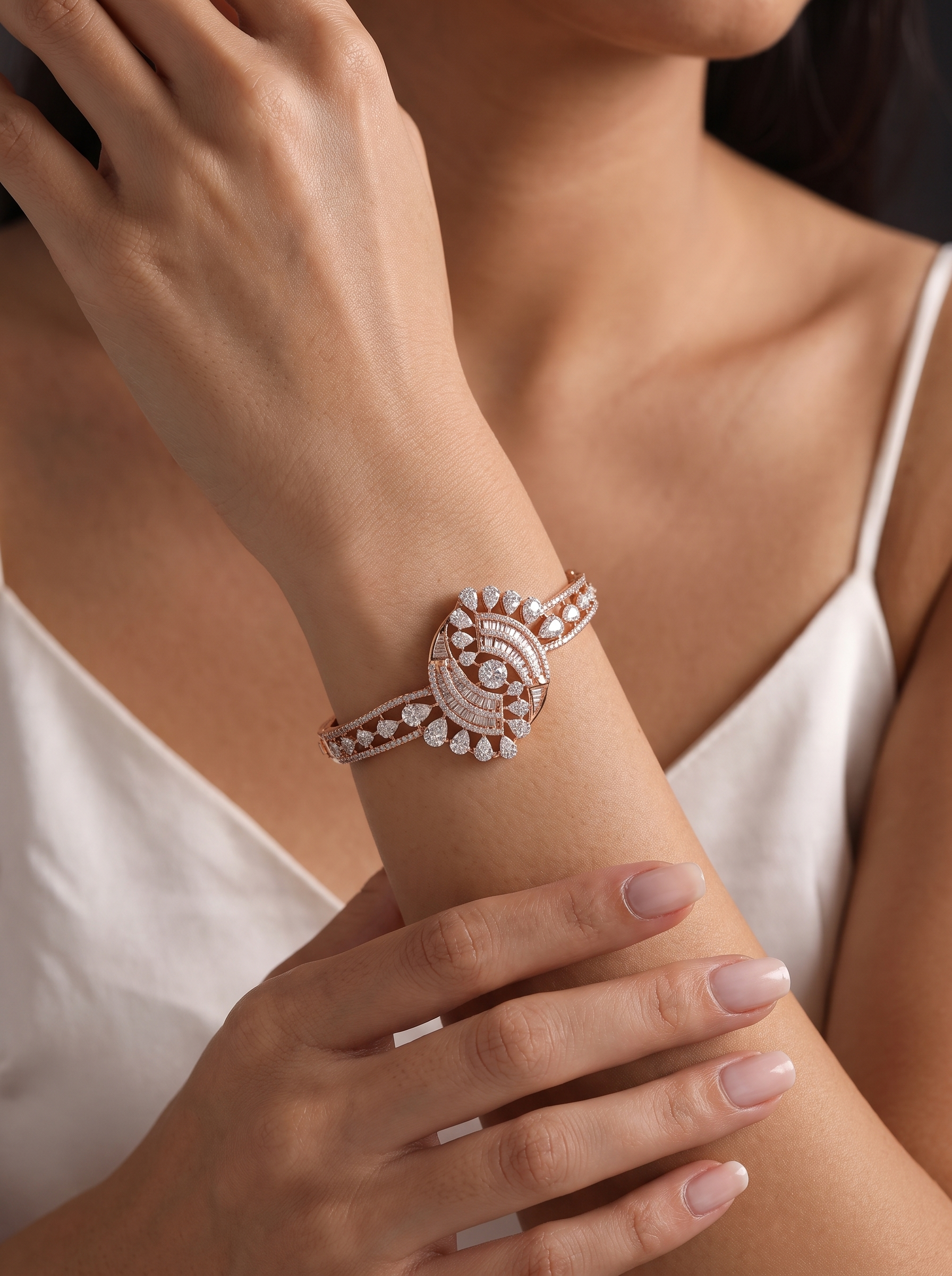 Peacock Swirl Bangle