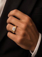 Grid Cluster Band Ring