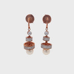 Tiered Pearl Drop Earrings
