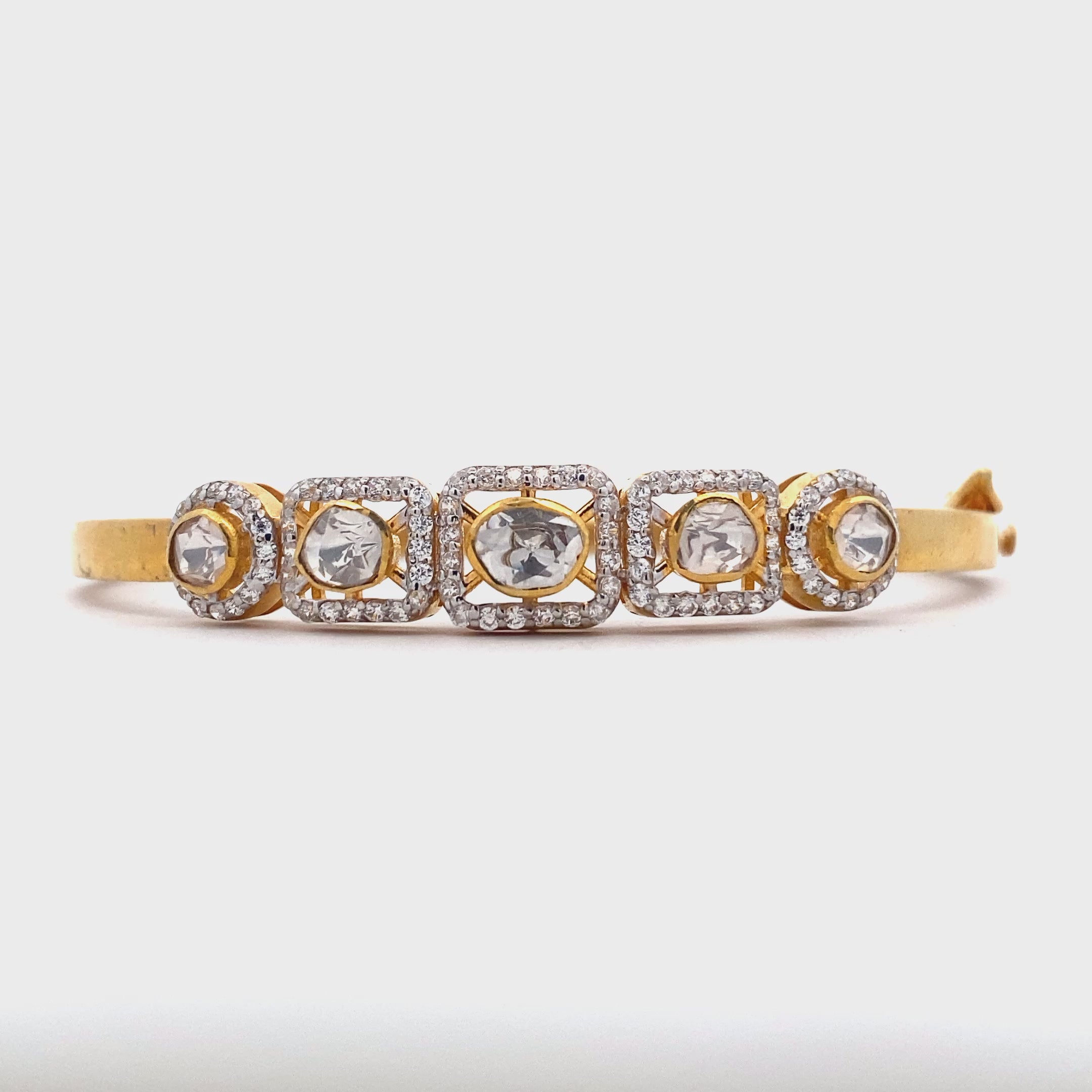 Moissanite Eternity Bangle