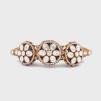 Verdant Lattice Emerald Bangle