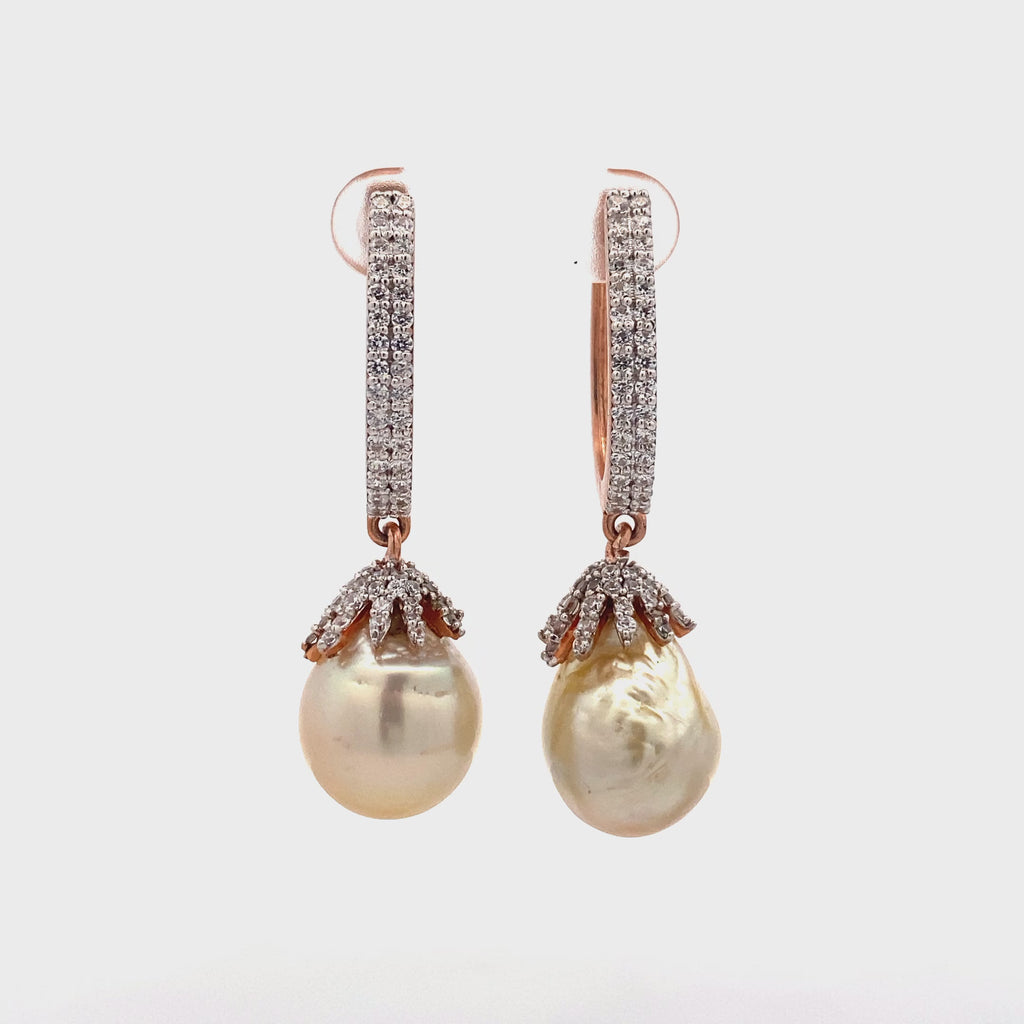 Hoop Crown Pearl Drop