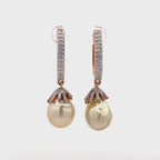Hoop Crown Pearl Drop